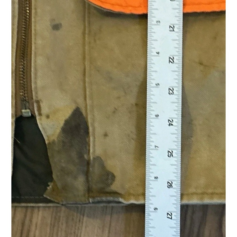 SafTBak Hunting Jacket Mens Sz Medium Brown Tan Canvas Upland Game USA Made *See - Picture 9 of 10